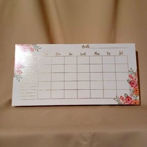 Floral Gold Whiteboard
